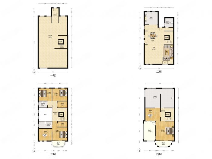 南通壹城水清木华 5室3厅3卫 285m&sup2;