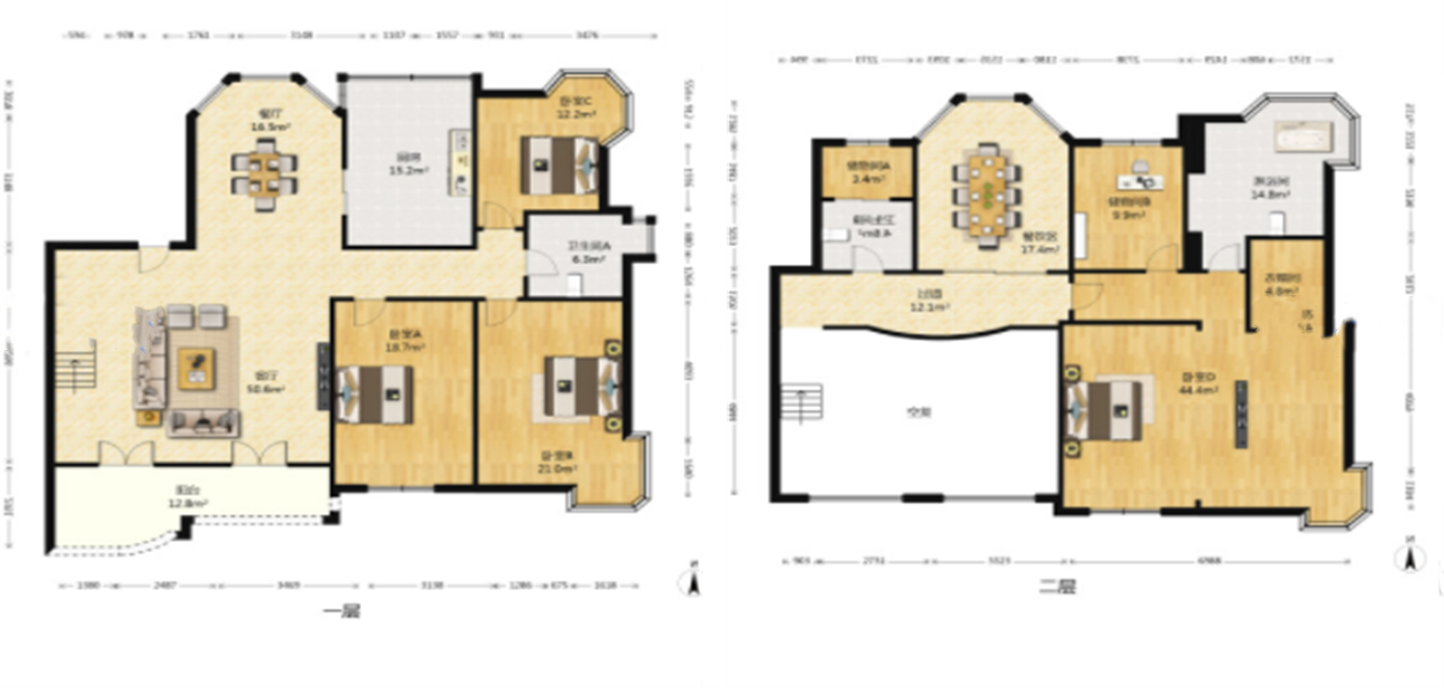 优山美地花园南区 5室2厅2卫 331.00m&sup2;