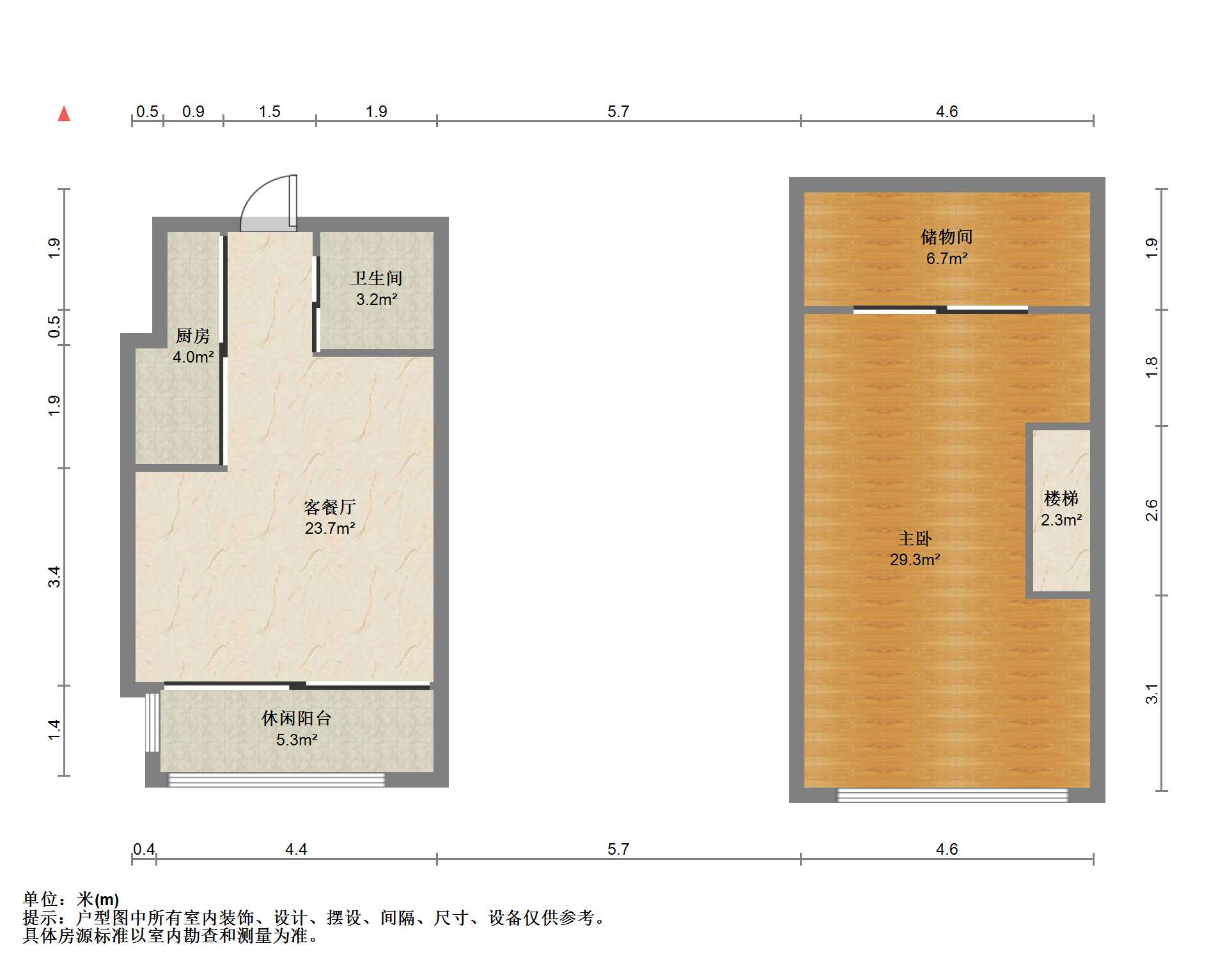 金海岸国际广场 1室1厅1卫 50m&sup2;