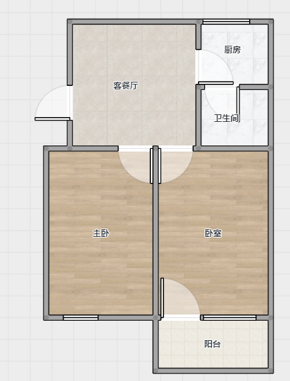 花行桥新村 2室1厅1卫 67.00m&sup2;