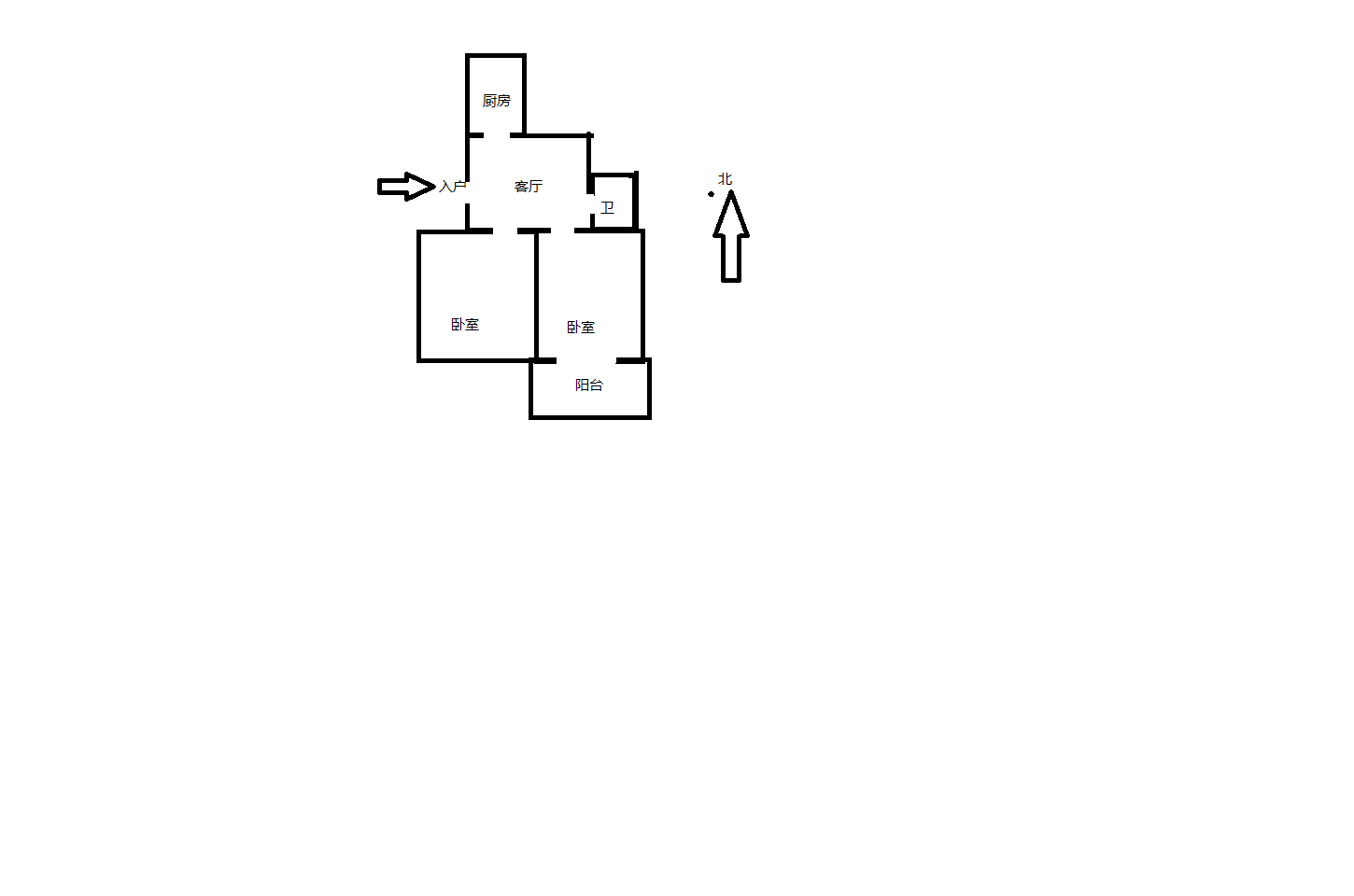 虹桥新村(朝霞路) 2室1厅1卫 63m&sup2;