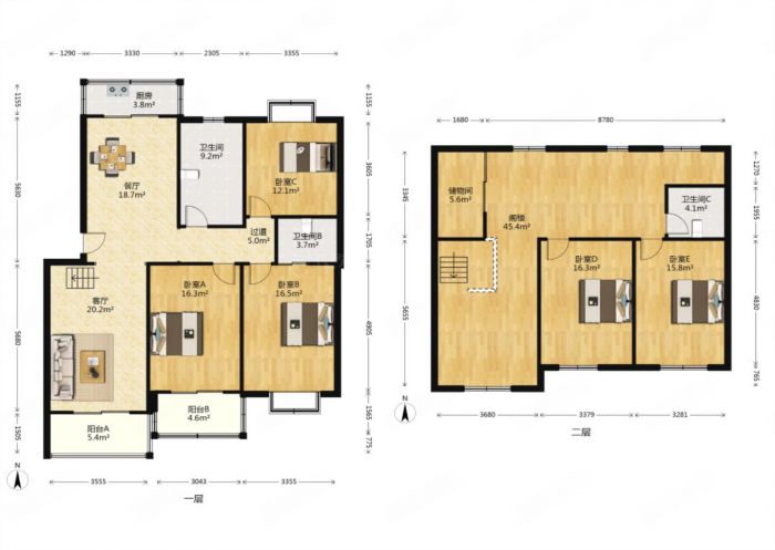 怡园锦居 4室2厅2卫 131.00m&sup2;
