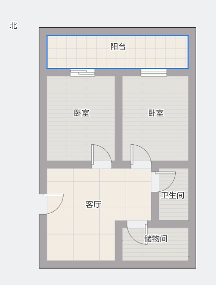 郭里园 3室1厅1卫 97.7m&sup2;