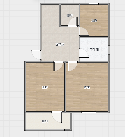 国际商城 3室1厅1卫 90m&sup2;