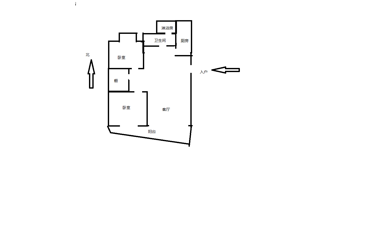 金恒家园 2室2厅1卫 100m&sup2;