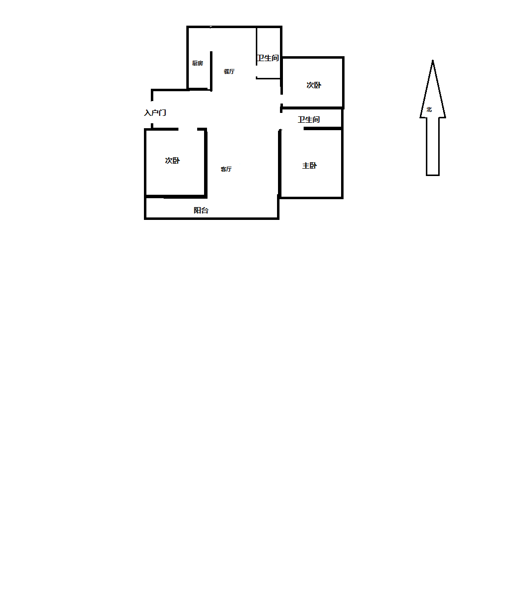 红星嘉苑 3室2厅2卫 131m&sup2;