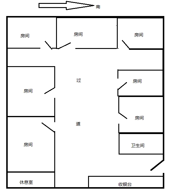 汇金国际 8室1厅1卫 153.00m&sup2;