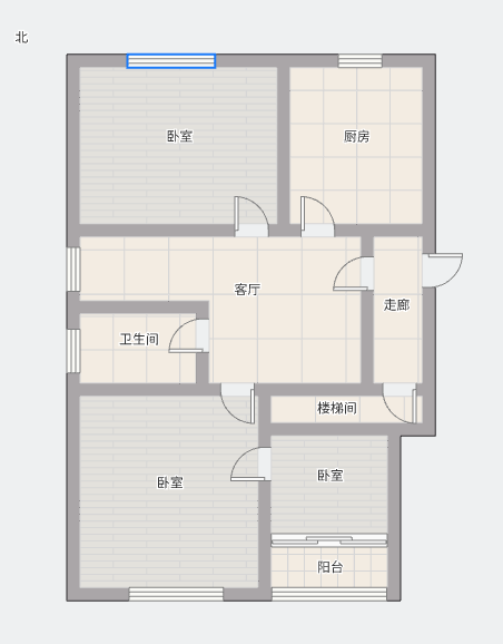 学田北苑 3室1厅1卫 95m&sup2;