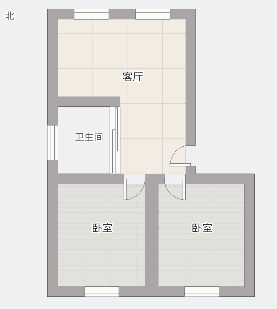 学田北苑 3室1厅1卫 95m&sup2;