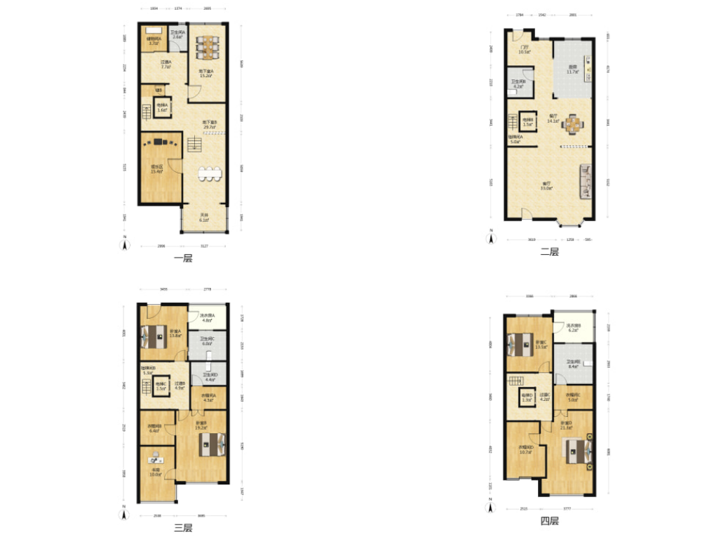 紫琅上郡 5室2厅3卫 235.21m&sup2;