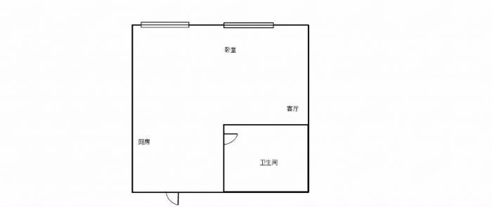 南通万达广场 1室1厅1卫 56m&sup2;