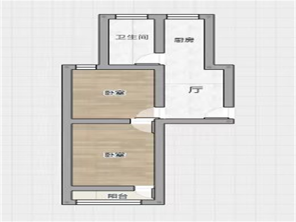 北濠桥东村 2室1厅1卫 47m&sup2;