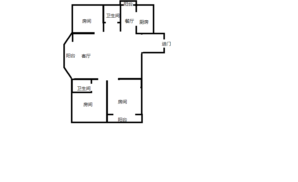 江景国际家园北区 3室2厅2卫 145.91m&sup2;