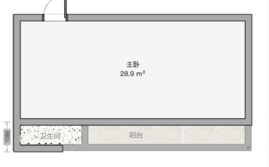 学士府 1室0厅1卫 30m²