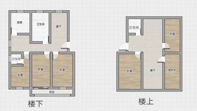 北濠顺遂楼 5室2厅2卫 145.00m&sup2;