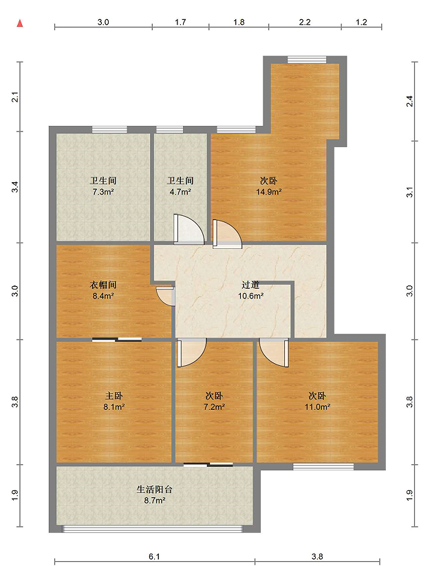 绿城湖境和庐 4室2厅2卫 185m&sup2;