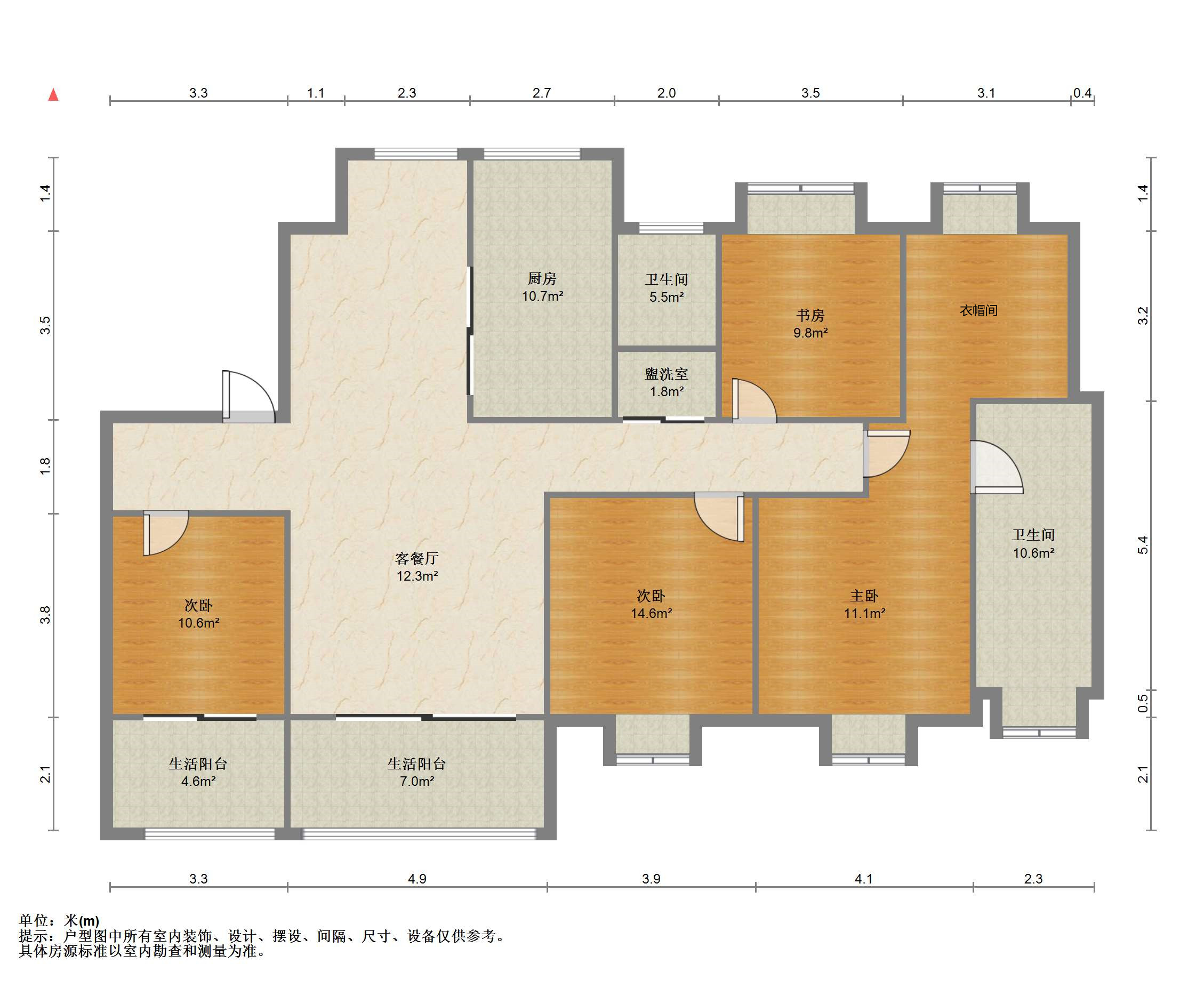 珑府 5室2厅2卫 175m&sup2;