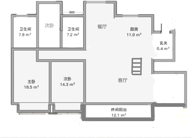 佳期漫 4室2厅2卫 147.00m&sup2;