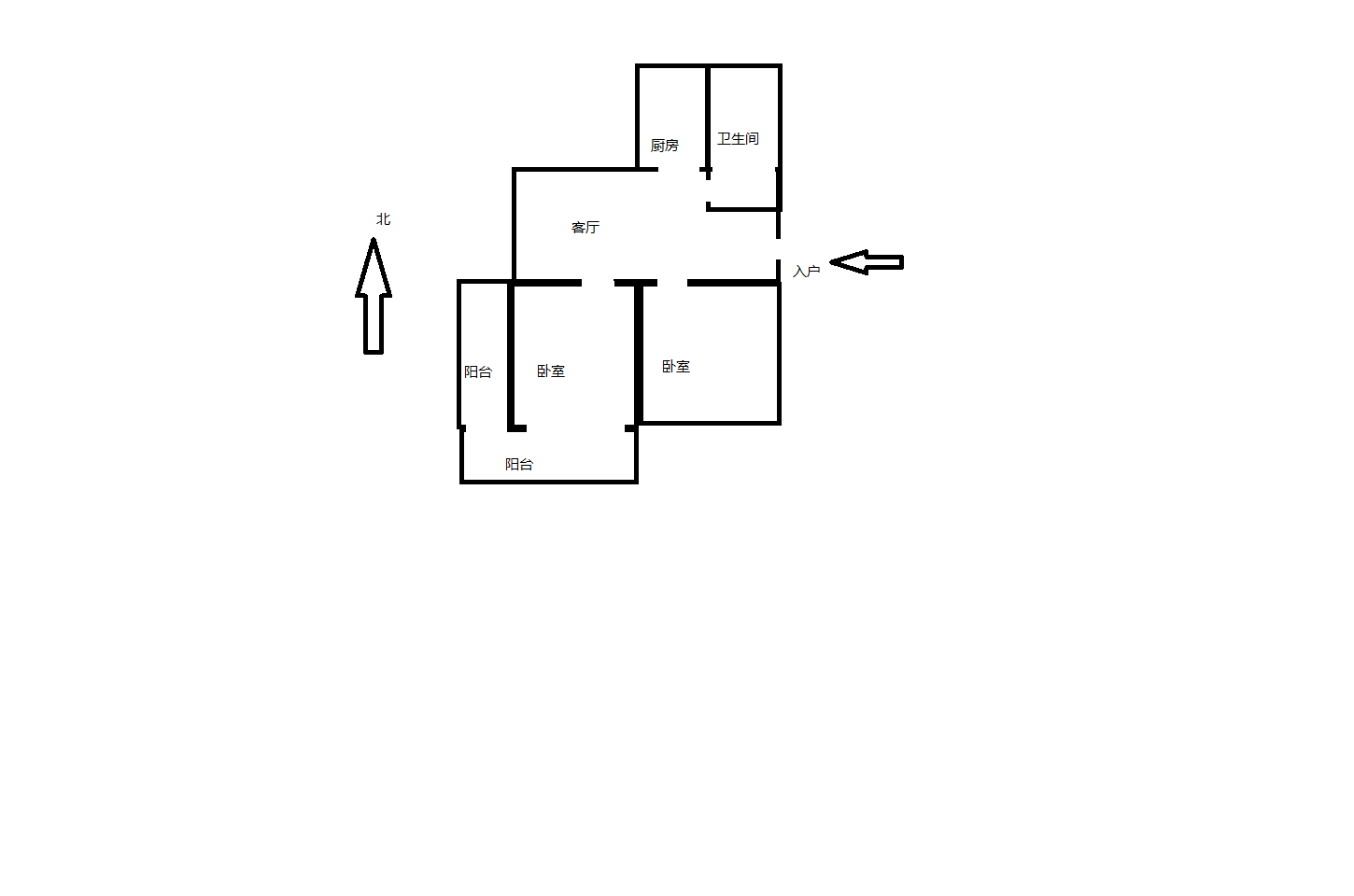 光明新村 2室1厅1卫 71.19m&sup2;