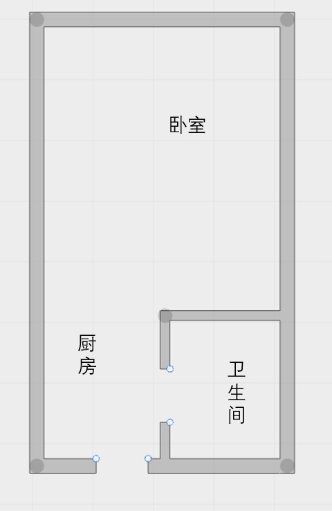 鑫湖国贸中心 1室1厅1卫 40m&sup2;
