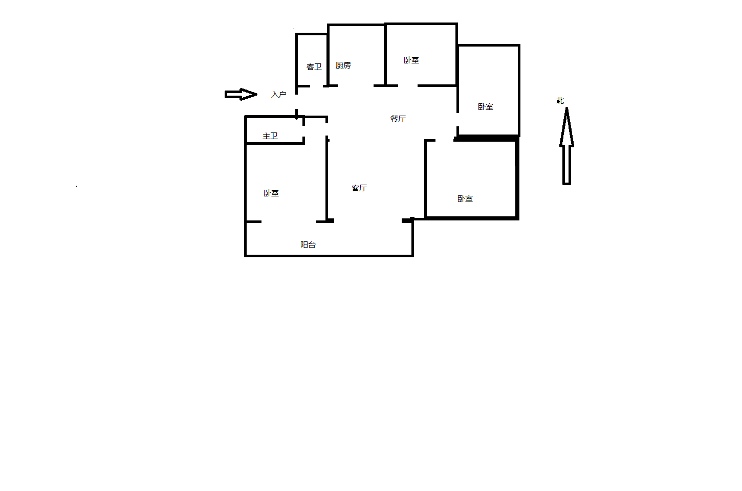 丽茵嘉园 4室2厅2卫 143.06m&sup2;