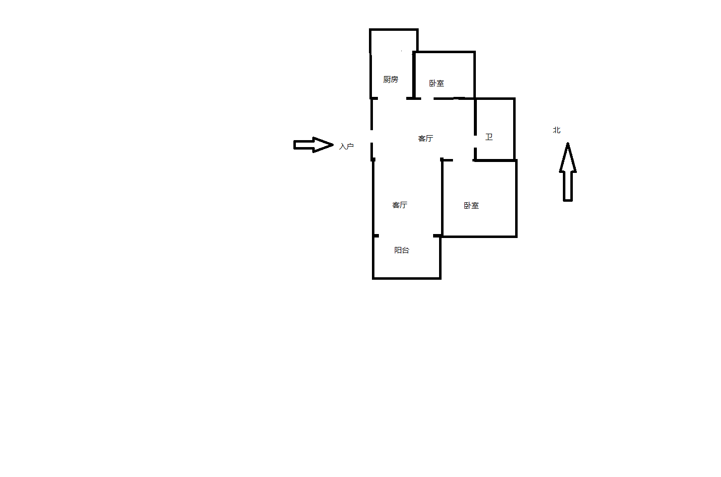 外滩花苑 2室2厅1卫 92m&sup2;