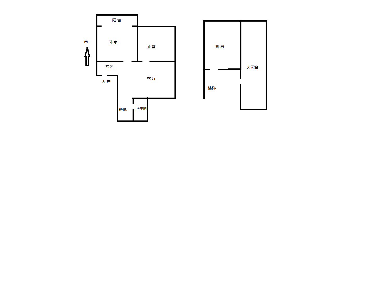 虹桥北村东区 2室1厅1卫 85m&sup2;