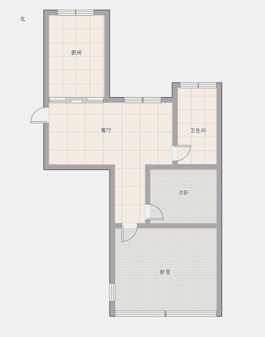 新桥新村 2室1厅1卫 45.15m&sup2;
