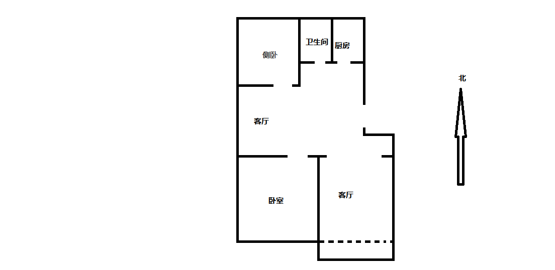学田北苑 3室1厅1卫 84m&sup2;