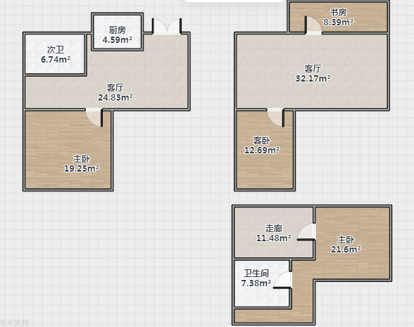 融创盛和九里桃源 5室2厅3卫 227.79m&sup2;