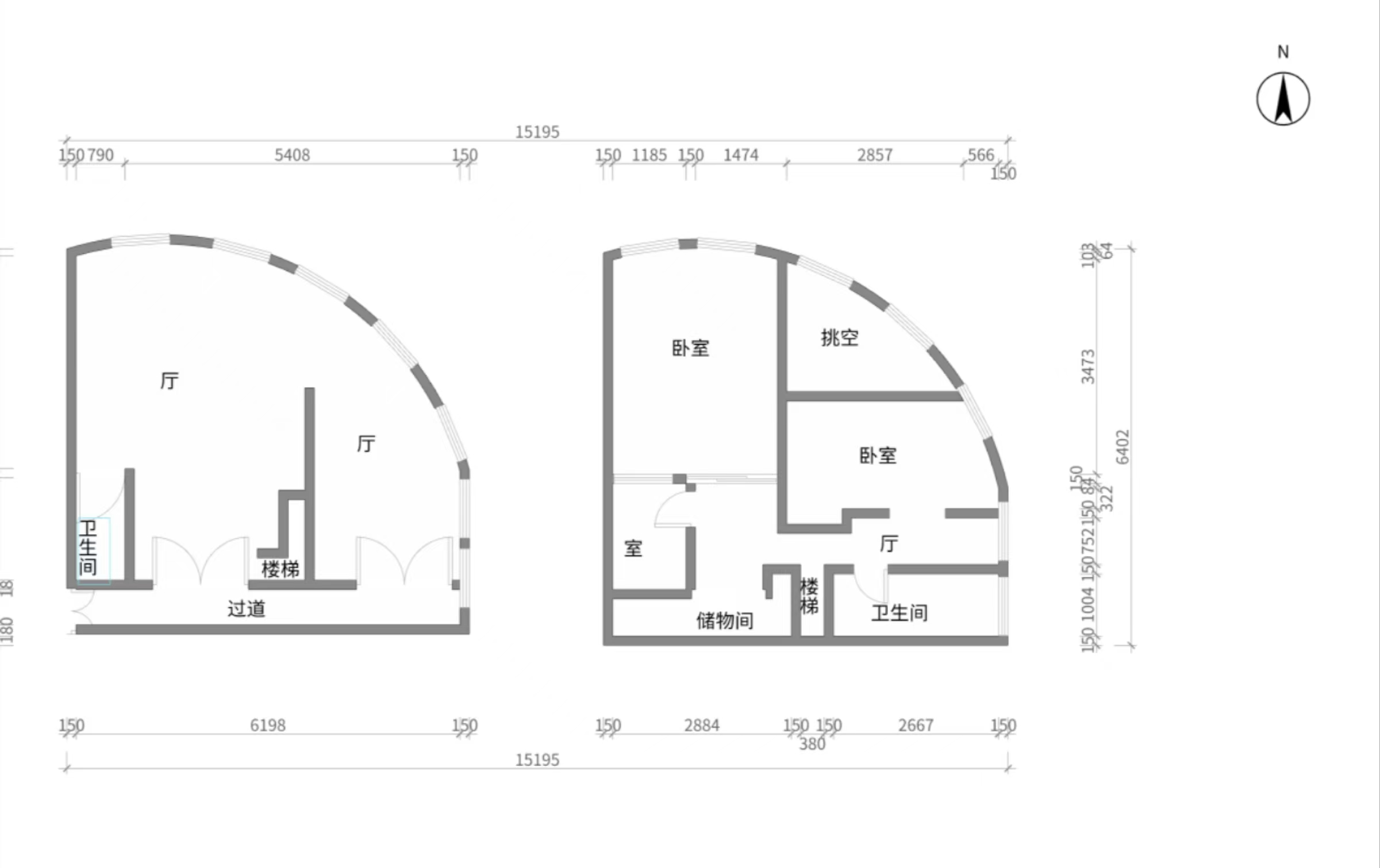 中南世纪城北区 1室1厅1卫 191m&sup2;