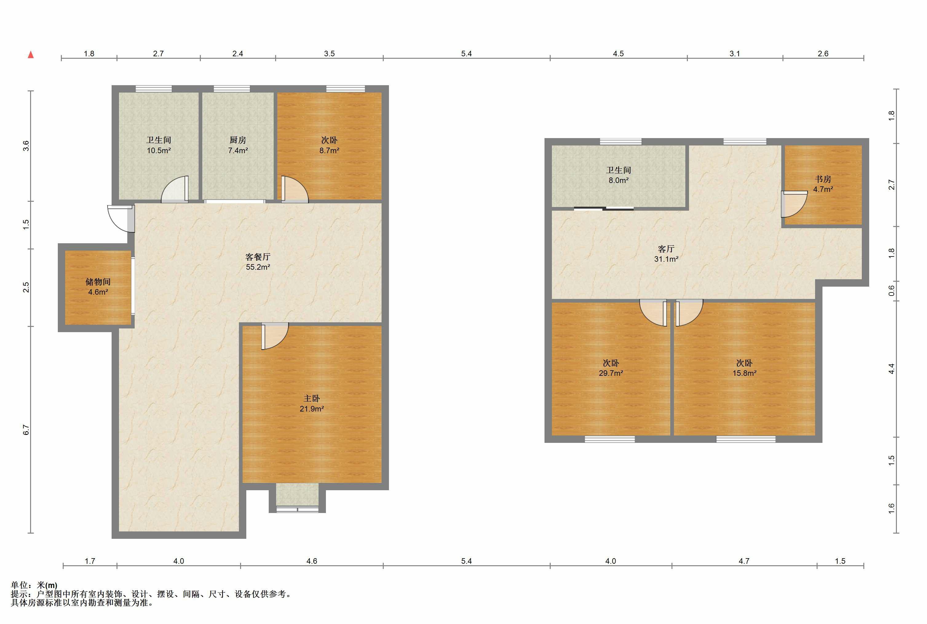 永兴花苑 4室2厅2卫 149m&sup2;