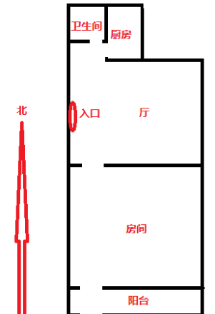 新桥新村 1室1厅1卫 48.92m&sup2;