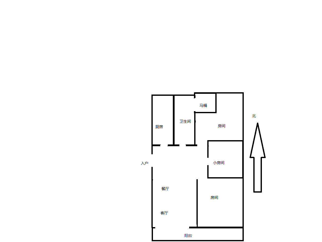 金恒家园 2室1厅1卫 115m&sup2;