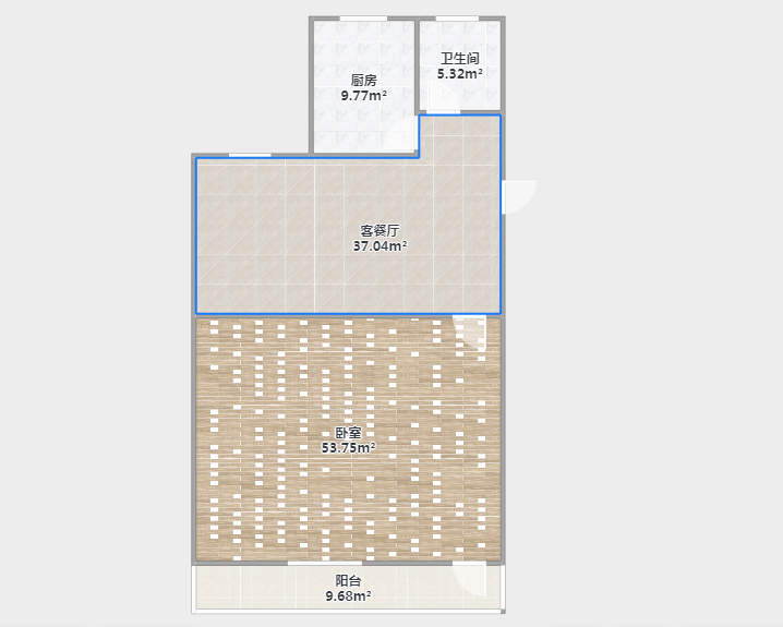 将军一园 1室1厅1卫 49.00m&sup2;