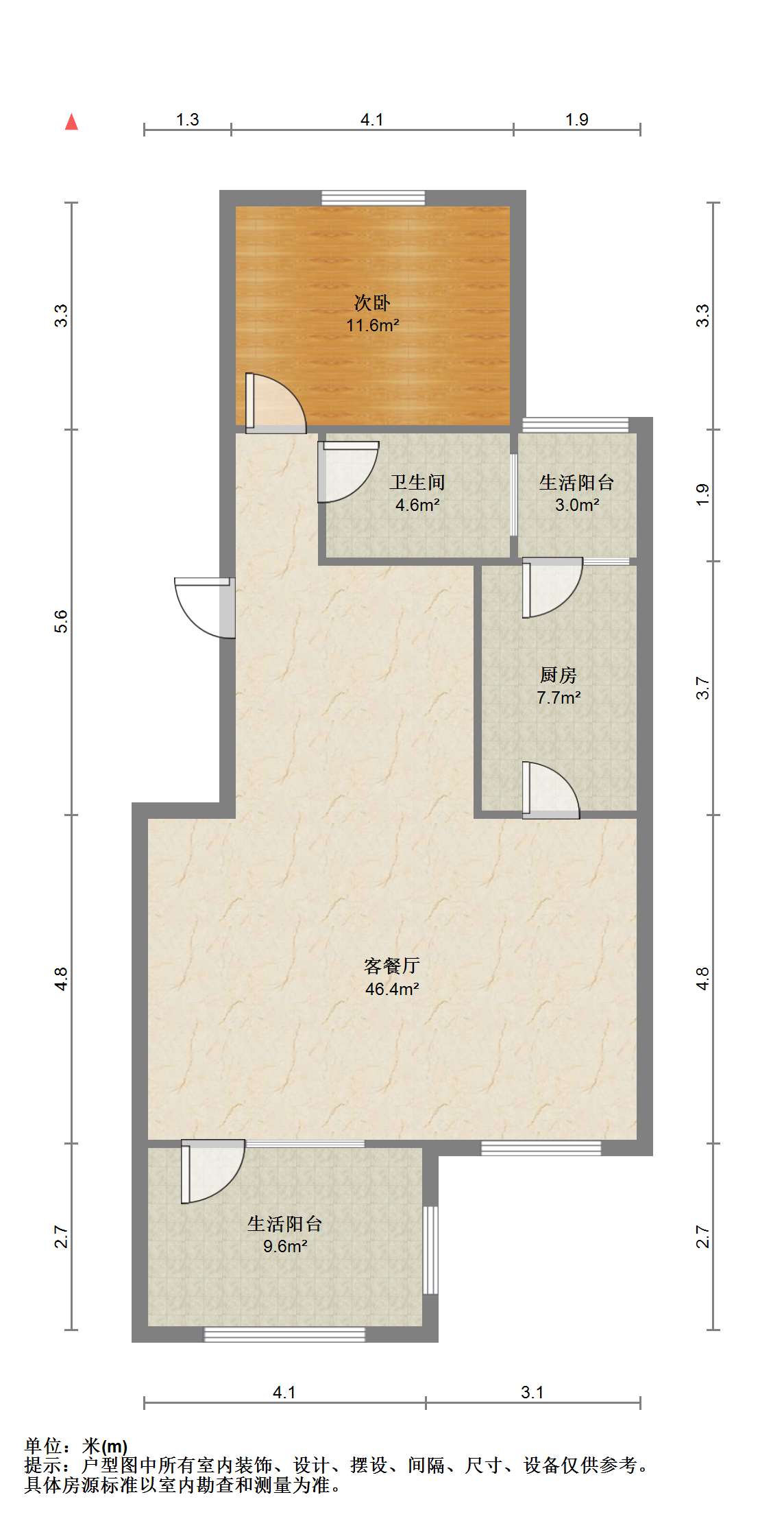 军山花园 3室2厅2卫 187.39m&sup2;