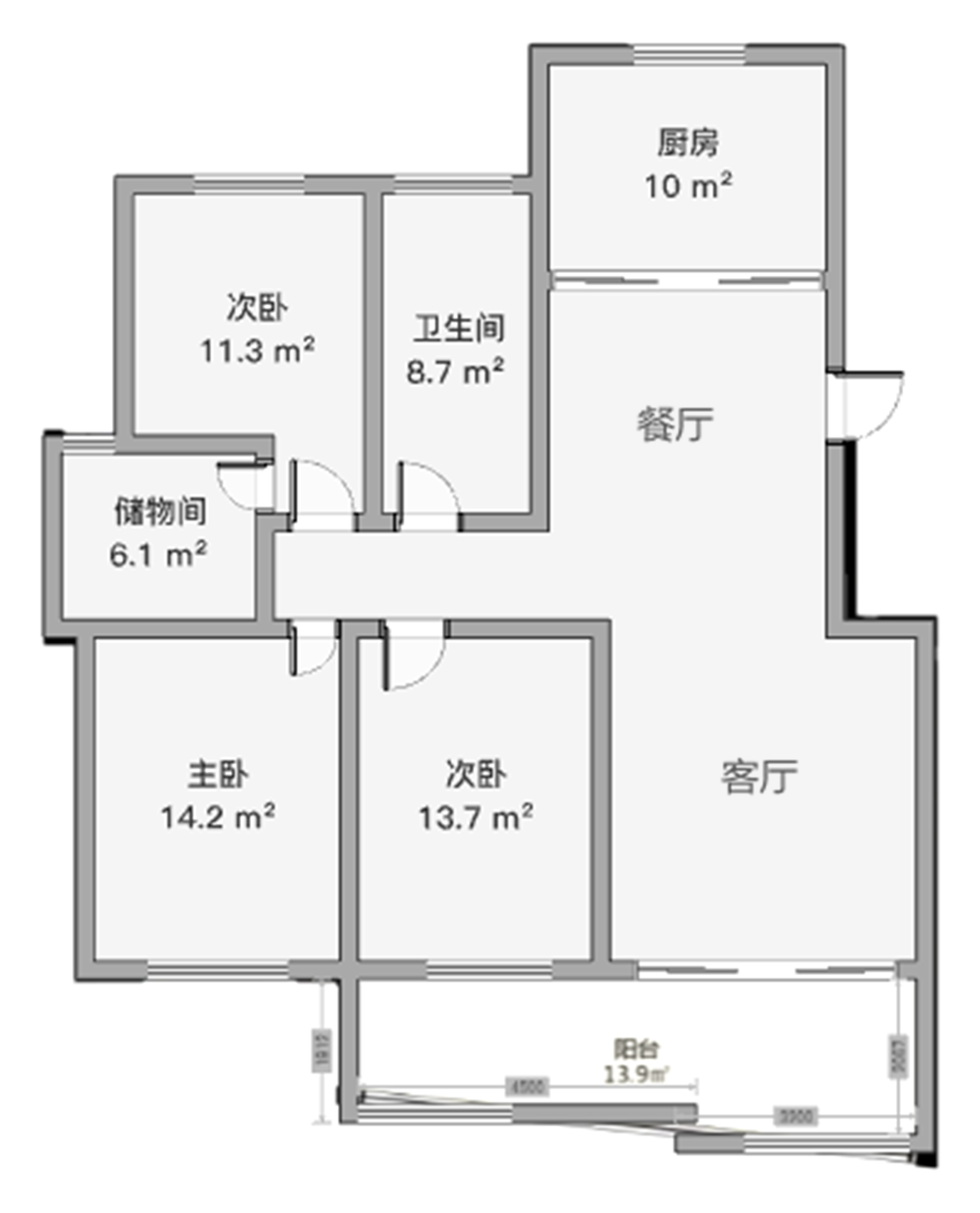天安花园 4室2厅2卫 203.00m&sup2;