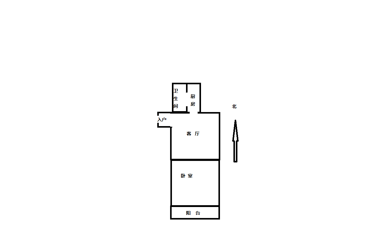 青年路新村 1室1厅1卫 41.00m²