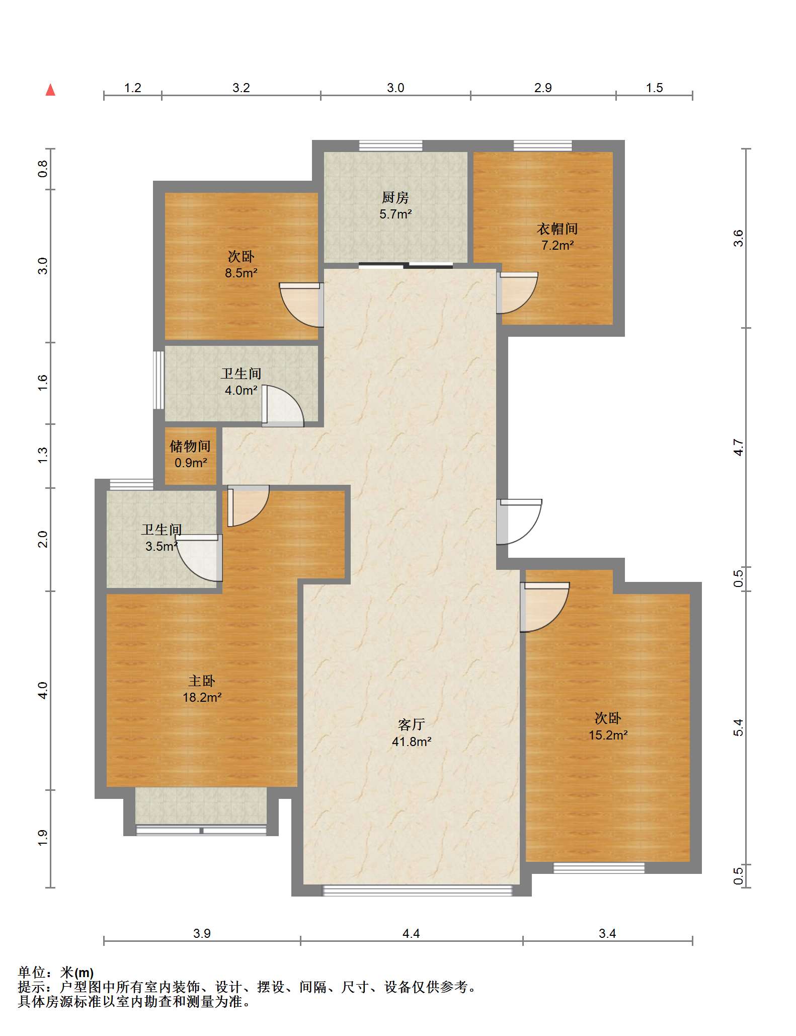 崇川金茂府 4室2厅2卫 143m&sup2;