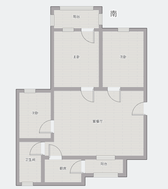 文峰新村 2室1厅1卫 83.21m&sup2;