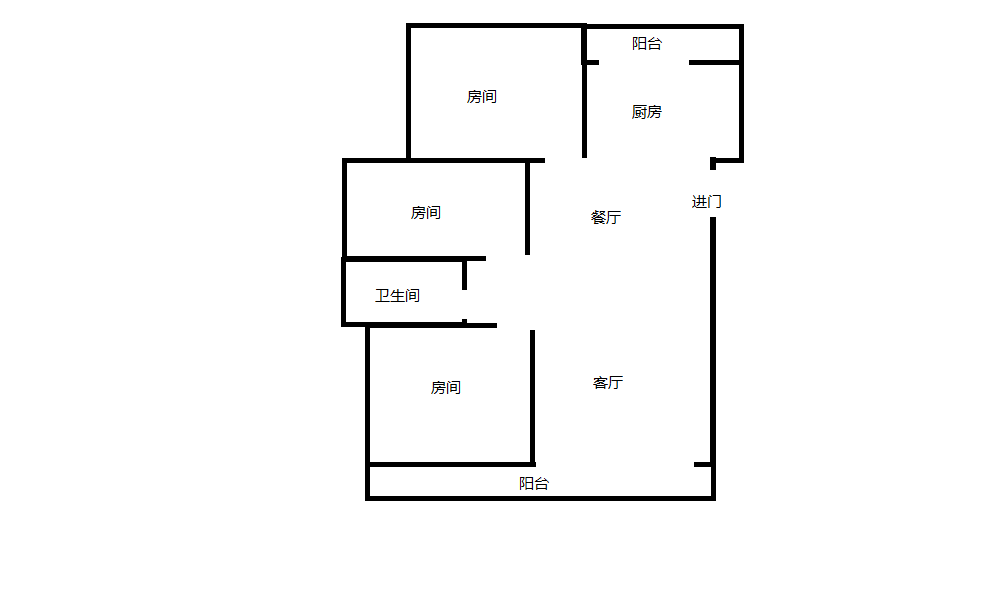 万濠星城 1室0厅0卫 115.00m&sup2;