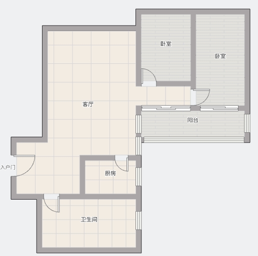 王府大厦 2室2厅1卫 124m&sup2;