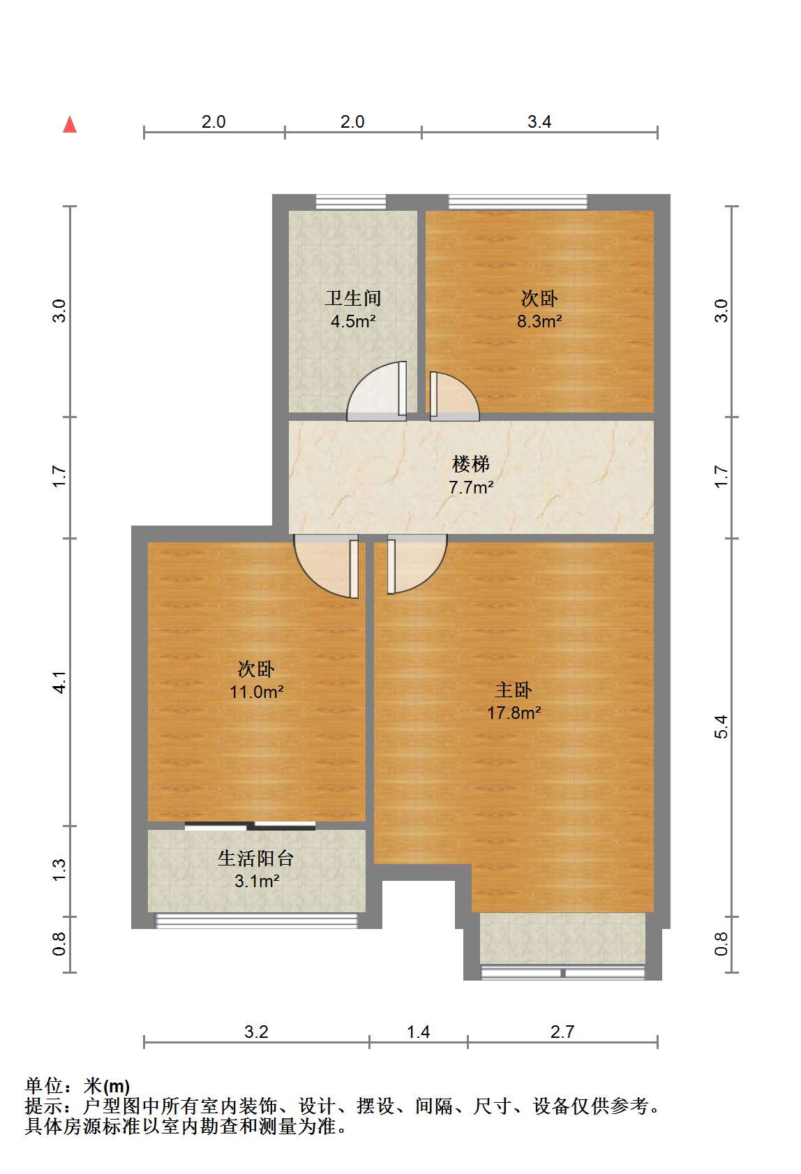 佳源都市 3室2厅2卫 121m&sup2;