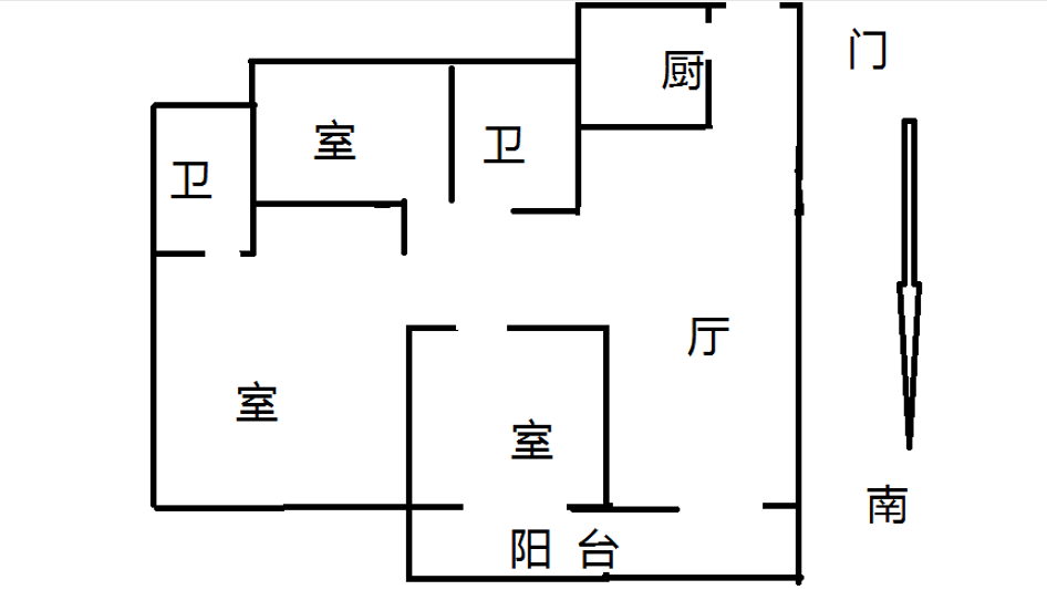 五龙云璟 3室2厅2卫 109.00m²