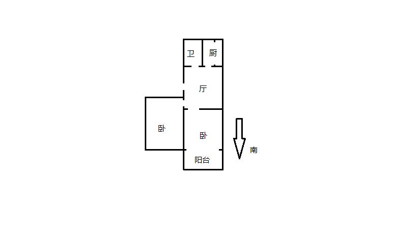 新建路新村(新建花苑) 2室1厅1卫 62m&sup2;