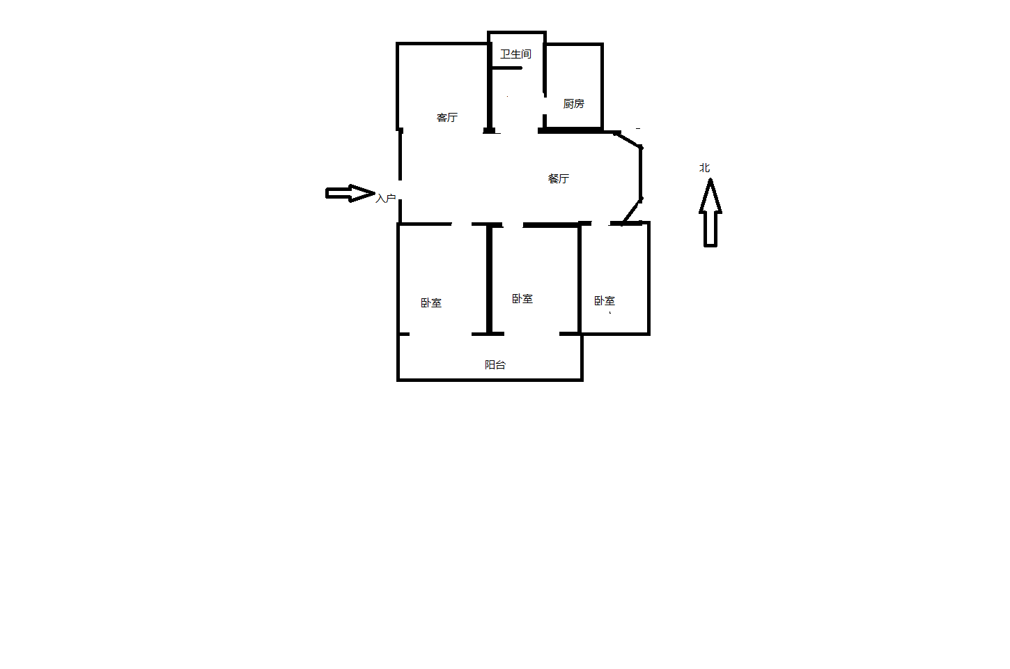 中远小区 3室2厅1卫 136.91m²