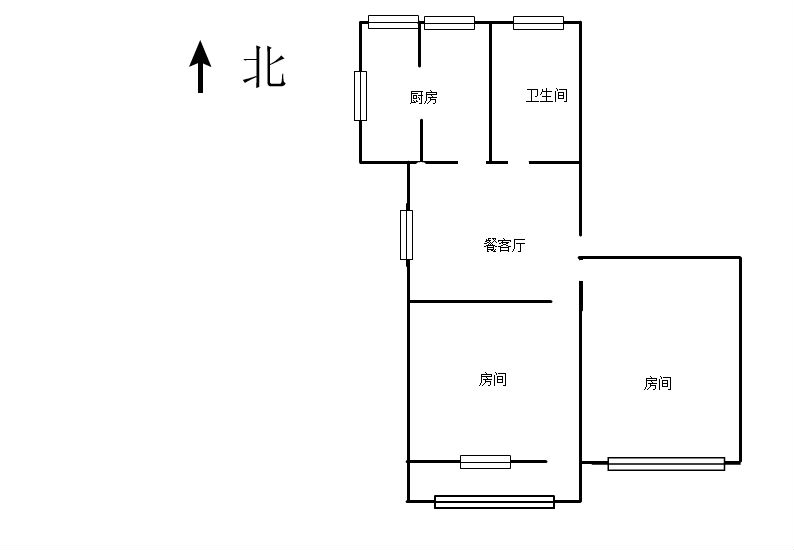 新建路新村 2室1厅1卫 63.12m&sup2;