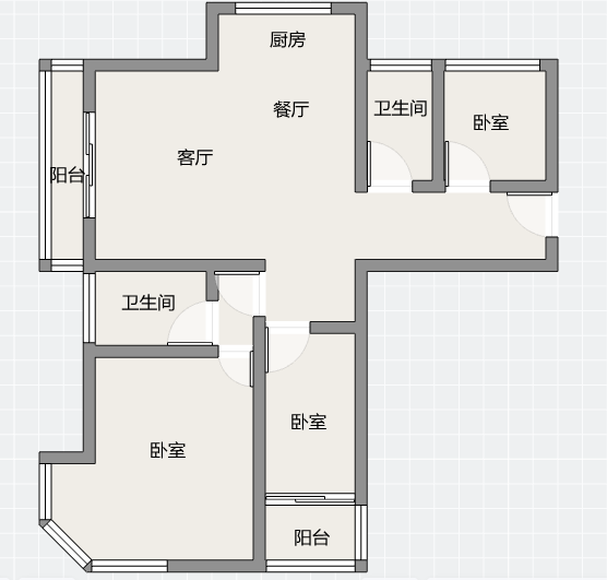 帝奥世伦名郡 3室2厅2卫 140.00m&sup2;
