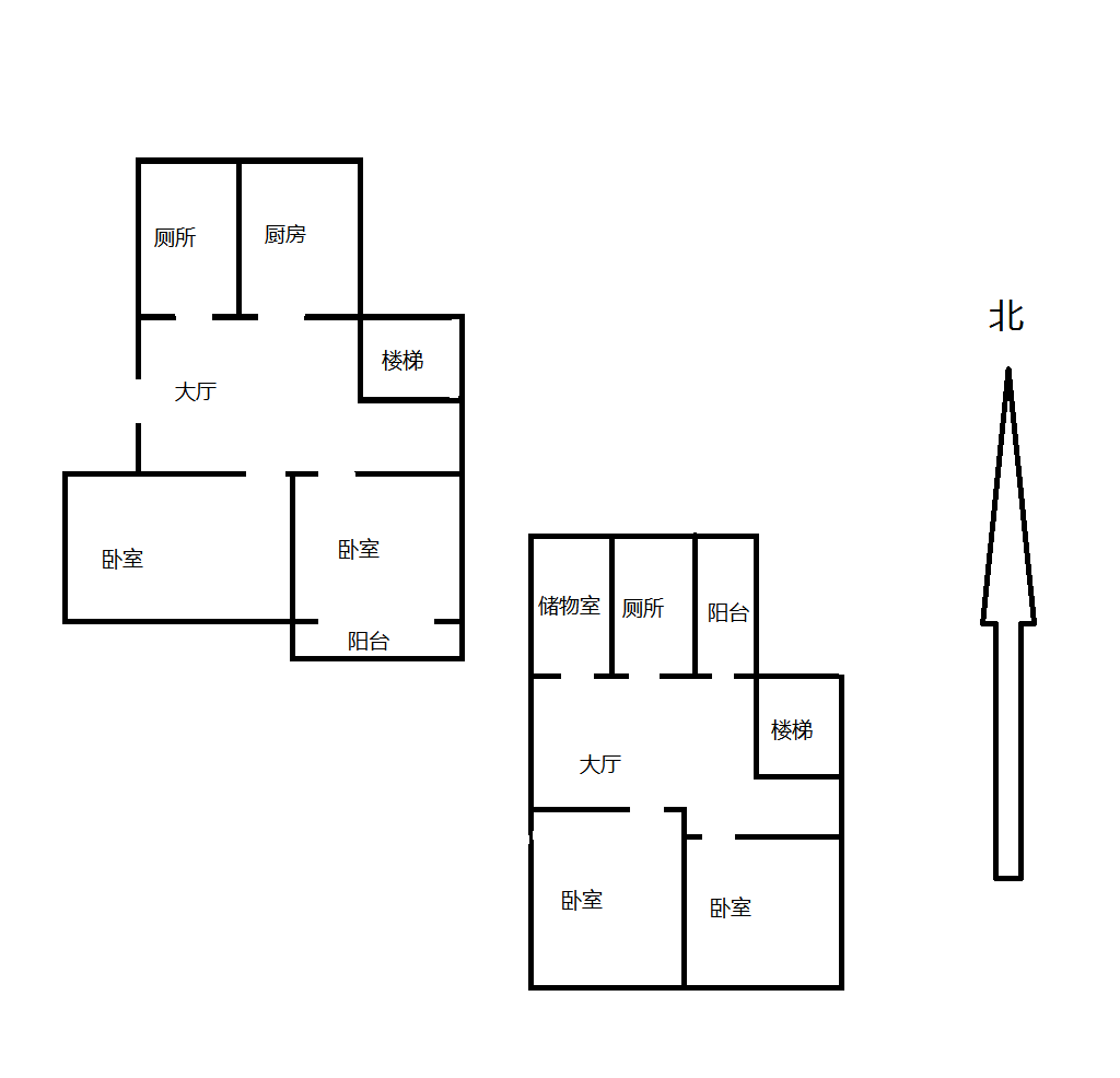 北濠桥东村 4室2厅2卫 128m²