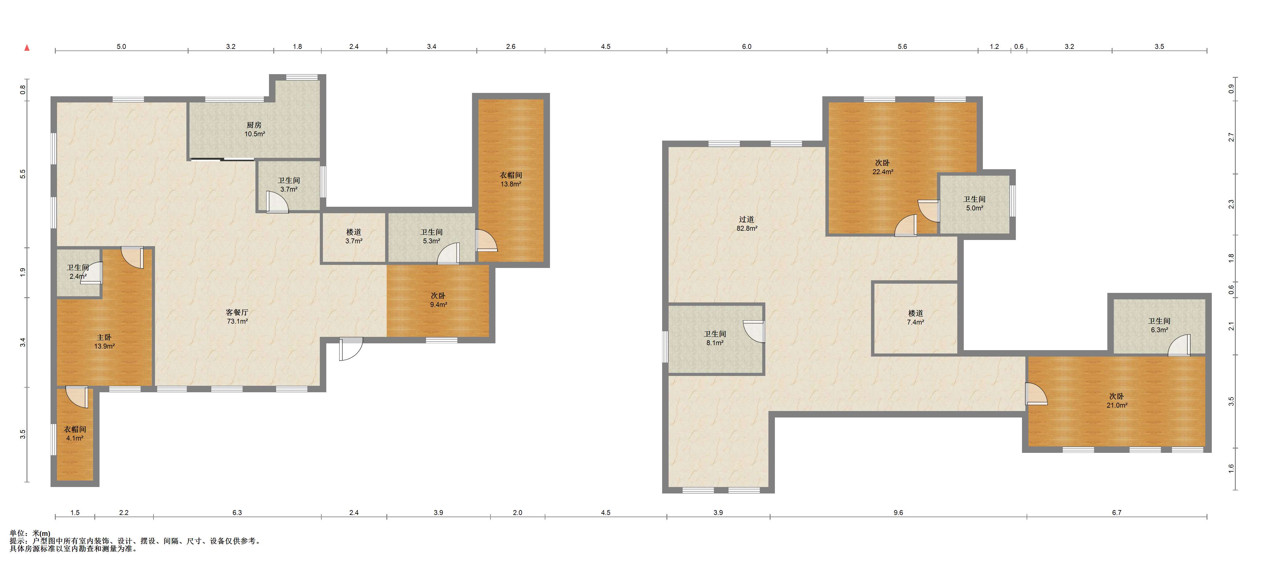 盛和九里香堤一期 4室2厅2卫 199m&sup2;